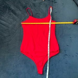 NWOT Red bodysuit